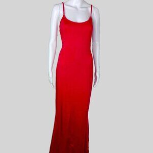Coral Maxi Mermaid Dress